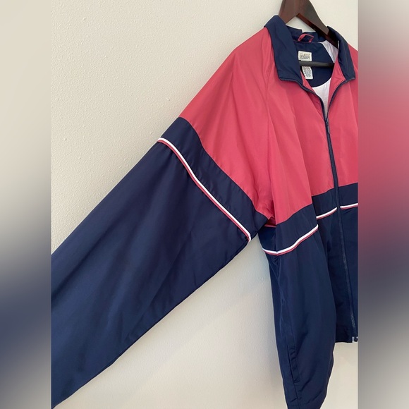 Classic Elements Mens Jacket XL Windbreaker Style Lightweight Color Block Collar - Picture 4 of 8